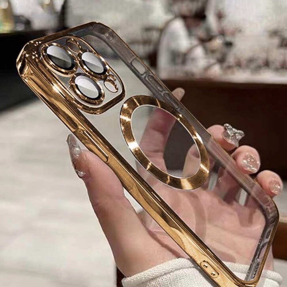 COPY - iPhone 16- Pro Max Case | Gold Rubber Case *New*